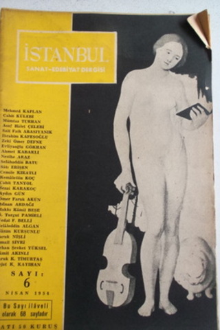 İstanbul Sanat - Edebiyat Dergisi 1954 / 6