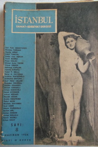 İstanbul Sanat - Edebiyat Dergisi 1954 / 8