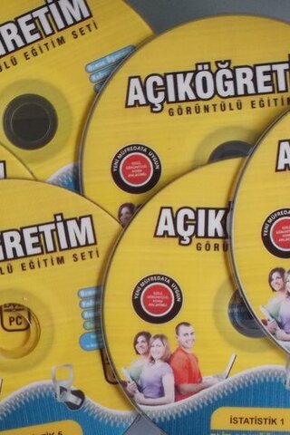 İstatistik Açıköğretim görüntülü eğitim cd si / 6 adet