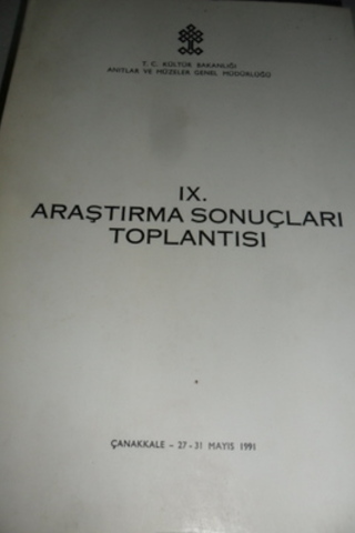 IX. Araştırma Sonuçları Toplantısı