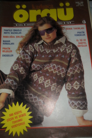 Kadınca Örgü 1988 / Mart