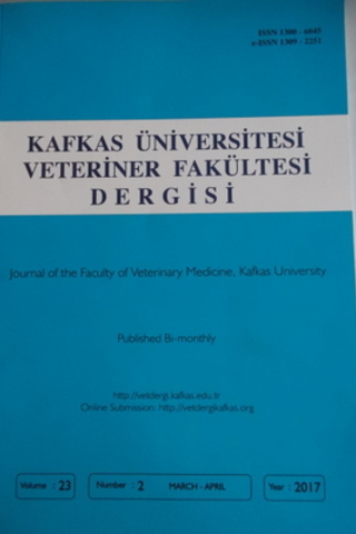 Kafkas Üniversitesi Veteriner Fakültesi Dergisi 2017 / 23