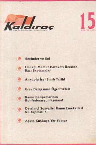 Kaldıraç 1995 / 15