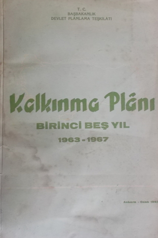Kalkınma Planı Birinci Beş Yıl 1963-1967