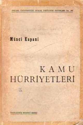 Kamu Hürriyetleri Münci Kapani