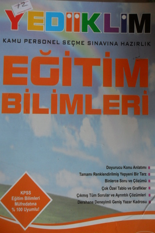 KAMU PERSONELİ SEÇME SINAVINA HAZIRLIK EĞİTİM BİLİMLERİ