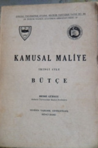 Kamusal Maliye İkinci Cilt Bütçe