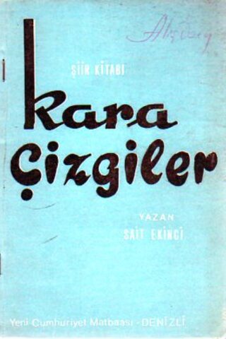 Kara Çizgiler Sait Ekinci