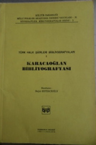Karacaoğlan Bibliyografyası