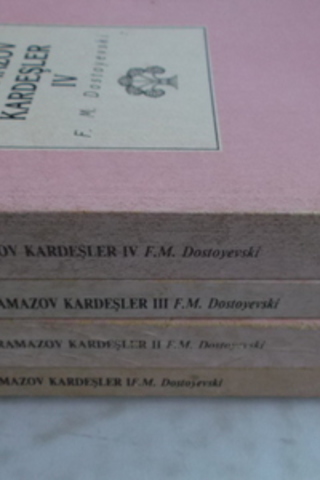 Karamazov Kardeşler 4 Cilt Fyodor Mihayloviç Dostoyevski