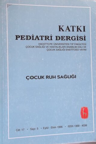 Katkı Pediatri Dergisi 1996 / 5