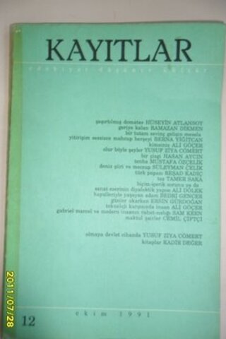 Kayıtlar 1991 / 12