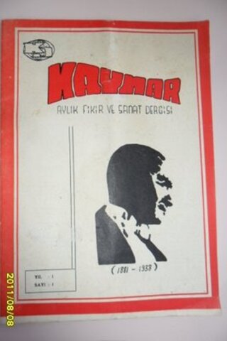 Kaynar Fikir ve Sanat Dergisi 1969 / 1