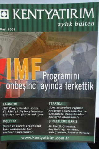 Kent Yatırım 2001 / Mart
