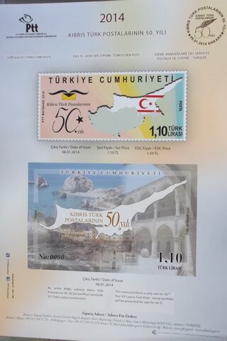 Kıbrıs Türk Postalarının 50 Yılı