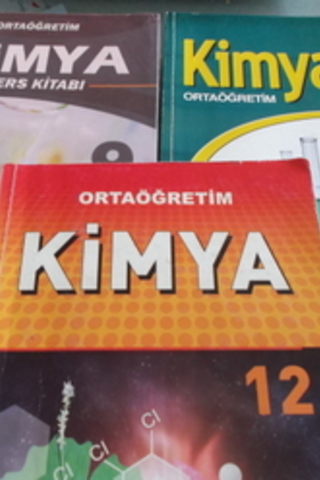 Kimya Ders Kitapları / 3 Adet