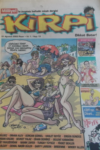 Kirpi Haftalık Mizah Dergisi 2003 / 13