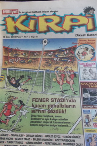 Kirpi Haftalık Mizah Dergisi 2003 / 20