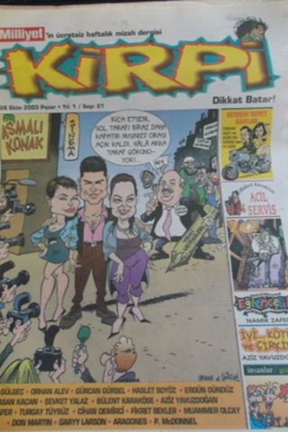 Kirpi Haftalık Mizah Dergisi 2003 / 21