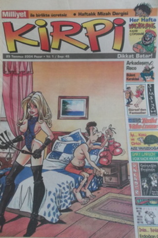 Kirpi Haftalık Mizah Dergisi 2004 / 45
