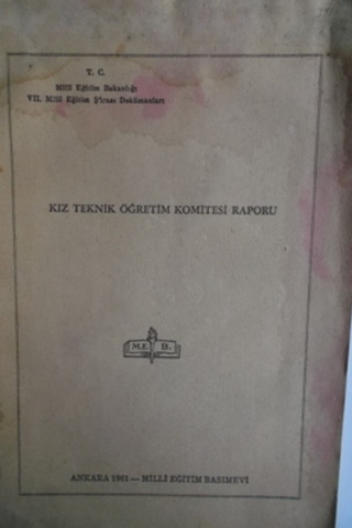 Kız Teknik Öğretim Komitesi Raporu
