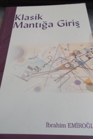 Klasik Mantığa Giriş İbrahim Emiroğlu