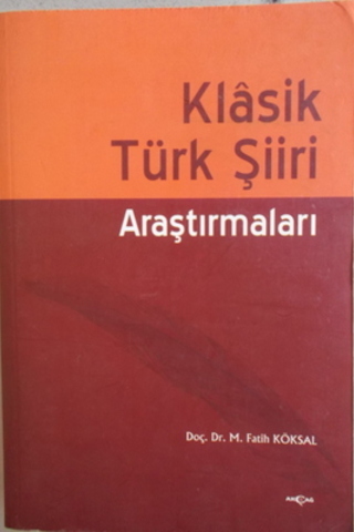 Klasik Türk Şiiri M. Fatih Köksal