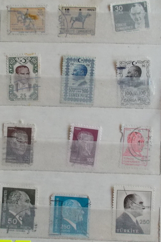 Koleksiyon Pul (12 Adet)