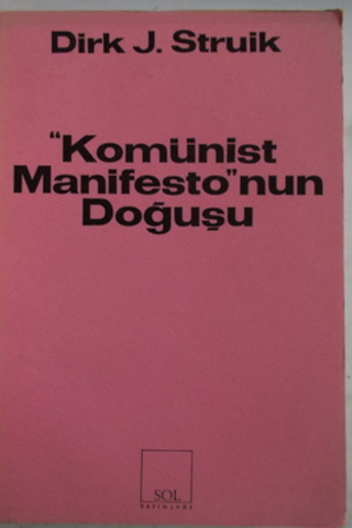 Komünist Manifestonun Doğuşu Dirk J. Struik