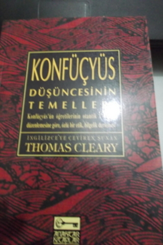 Konfüçyüs Düşüncesinin Temelleri Thomas Cleary