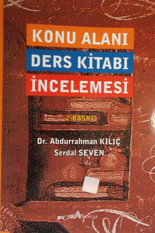 Konu Alanı Ders Kitabı İncelemesi