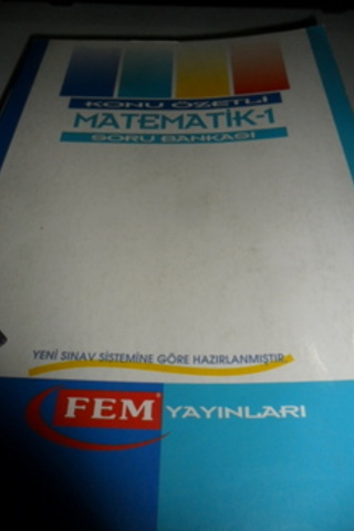 Konu Özetli Matematik -1 Soru Bankası