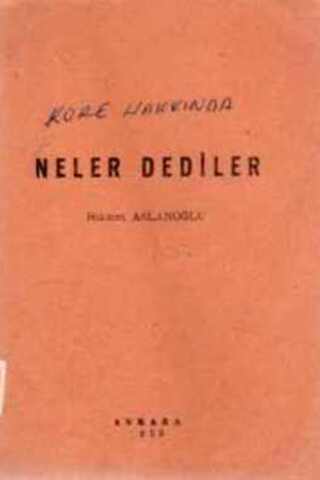 Kore Hakkında Neler Dediler Hikmet Aslanoğlu