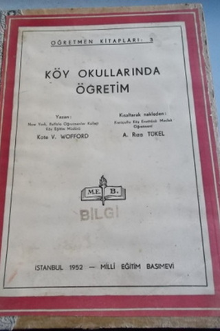 Köy Okullarında Öğretim Kate V. Wofford