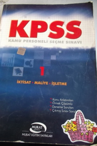 KPSS 1 İktisat Maliye İşletme