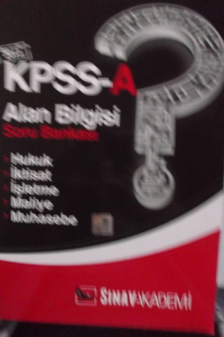 KPSS-A Alan Bilgisi Soru Bankası Hızlı Çalışma Kitabı