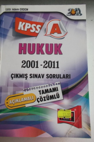KPSS A Hukuk 2001-2011 Çıkmış Sınav Soruları