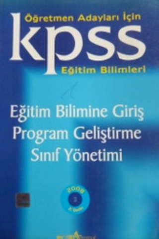 KPSS Eğitim Bilimine Giriş Program Geliştirme Sınıf Yönetimi