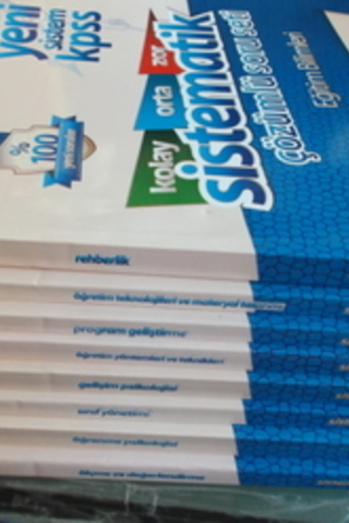 KPSS Eğitim Bilimleri Çözümlü Soru Seti / 8 Adet