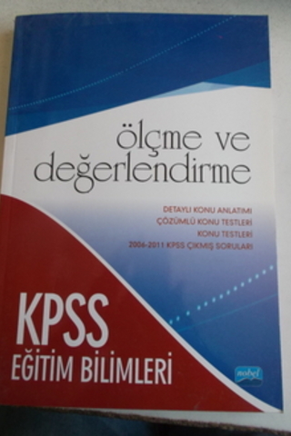 KPSS Eğitim Bilimleri Ölçme ve Değerlendirme