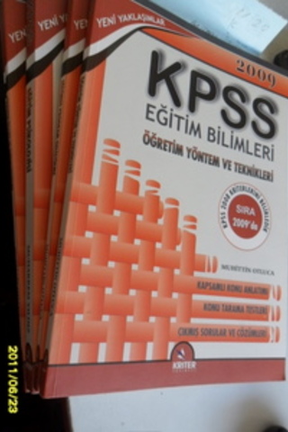 KPSS Eğitim Bilimleri Set 2009 / 5 Adet