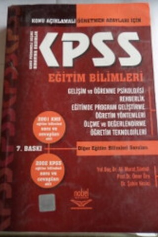 KPSS Eğitim Bilimleri Ali Murat Sünbül