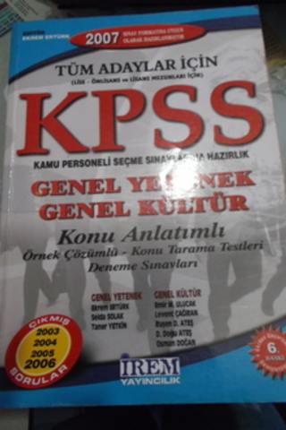 KPSS Genel Yetenek Genel Kültür Konu Anlatımlı