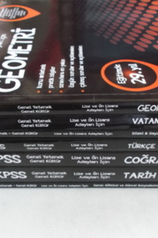 KPSS Genel Yetenek Genel Kültür Seti / 7 Adet