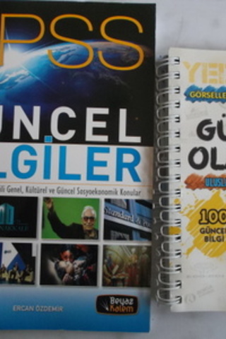 KPSS Güncel Olaylar Kitapları / 2 Adet