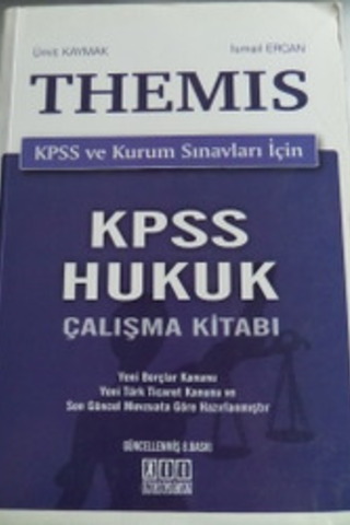 KPSS Hukuk Çalışma Kitabı İsmail Ercan