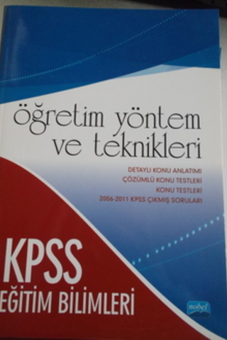 KPSS Eğitim Bilimleri Öğretim Yöntem ve Teknikleri