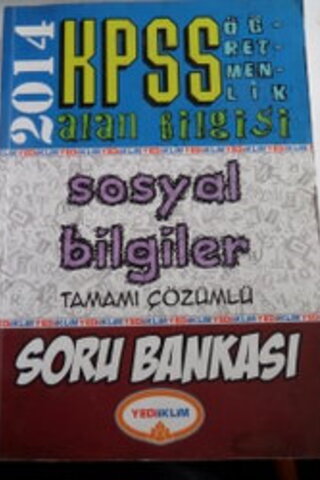 KPSS Sosyal Bilgiler Tamamı Çözümlü Soru Bankası