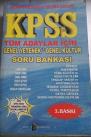 Kpss Tüm Adaylar İçin Soru Bankası