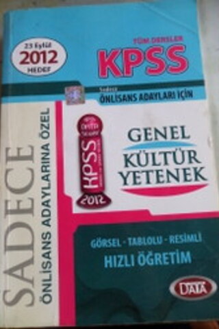 KPSS Tüm Dersler Sadece Önlisans Adaylarına Özel